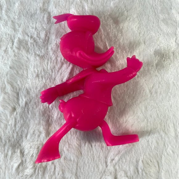 MARX Vintage 1971 Louis Disney Pink Donald Duck 6” Plastic Figure figurine - Picture 2 of 7